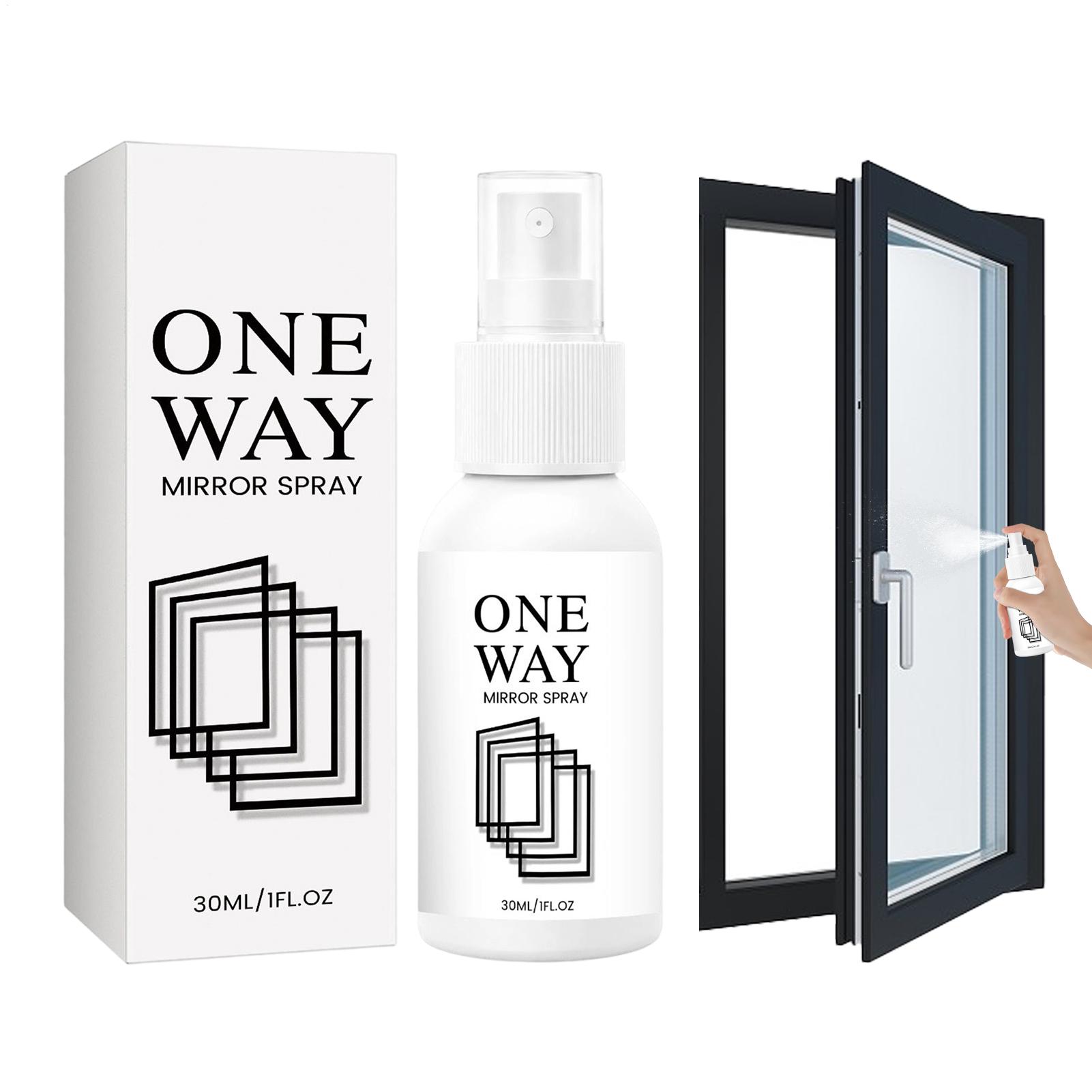 Home Bathroom Window Tint - Glass Cleaner Spray Instant Anti-Glare Coating