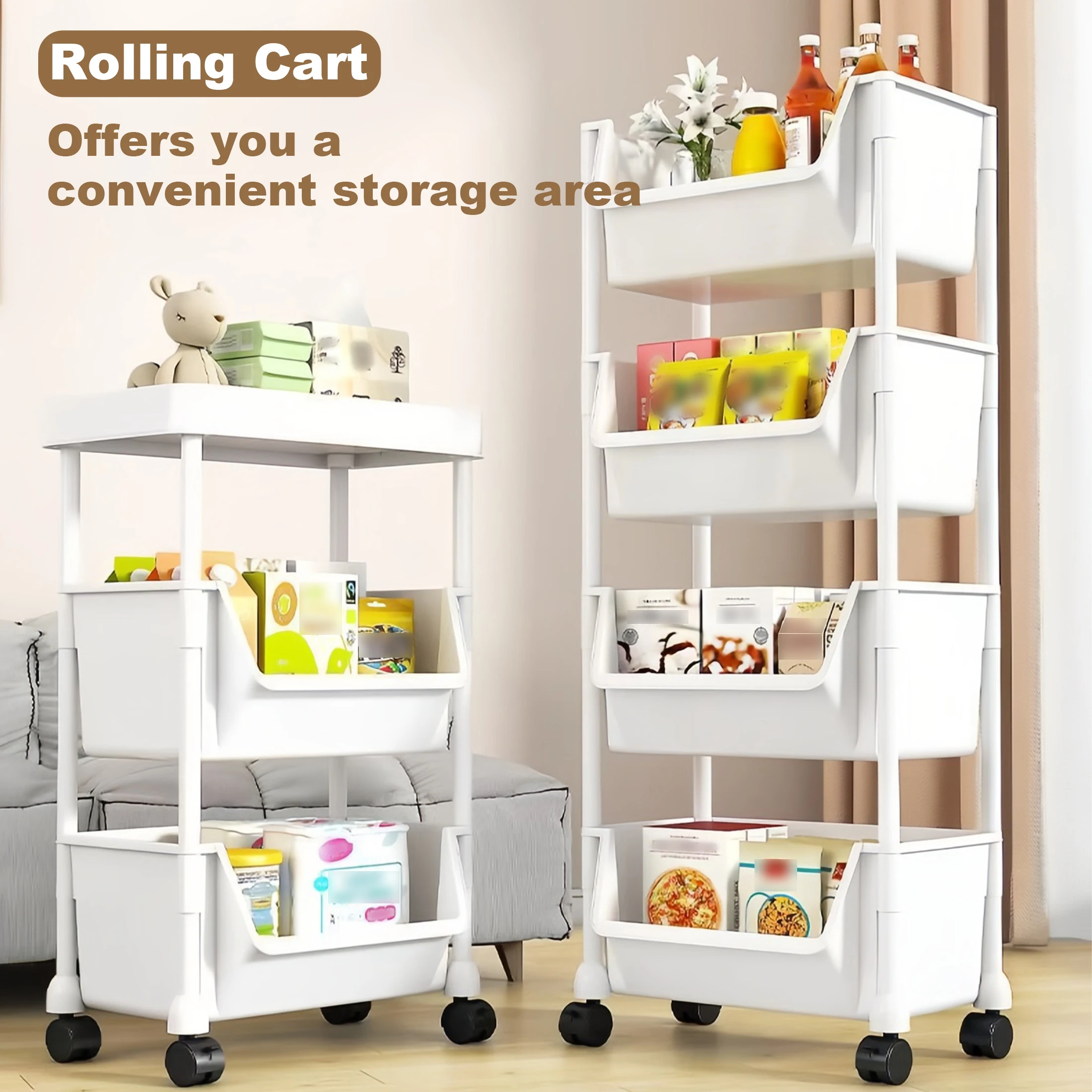 Home Goods Bathroom Cabinets - Trolley Bookshelf Kitchen Storage Rack Kitchen