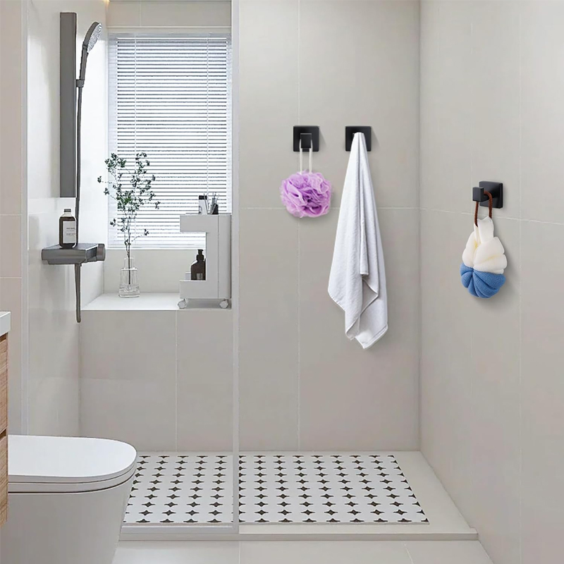 Matte Black Towel Hook Stainle - Home Bathroom Towels recension och pris
