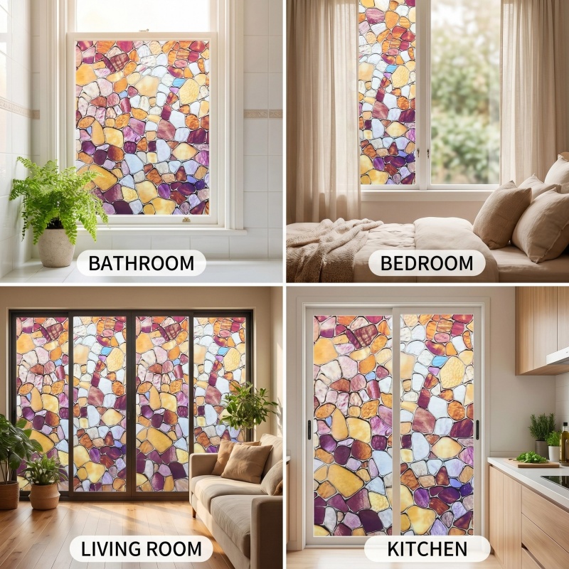  Window Film Privacy Vinyl Se - Home Bathroom Window Tint recension och pris