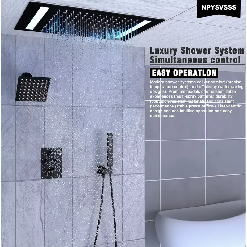 Dual Rain Shower Head System F - Shower Head Rain recension och pris