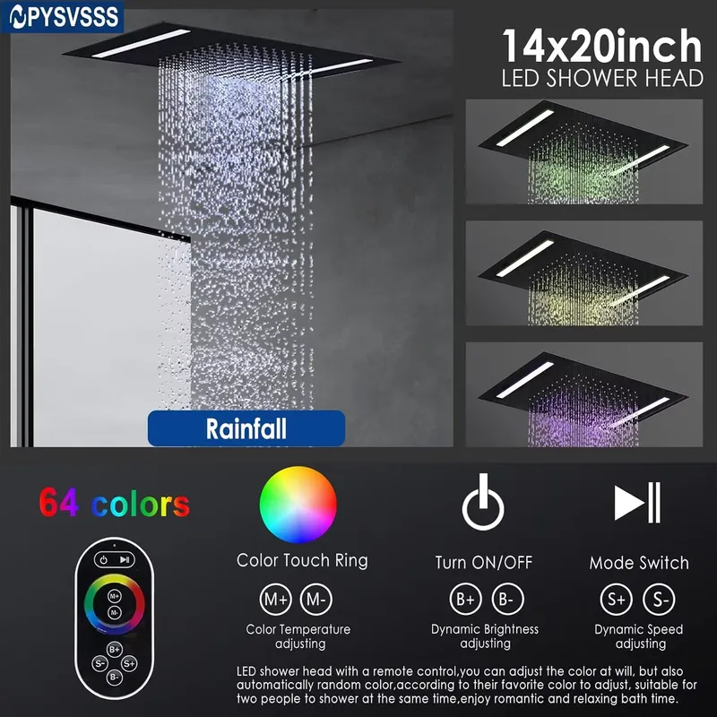 Dual Rain Shower Head System F - Shower Head Rain recension och pris