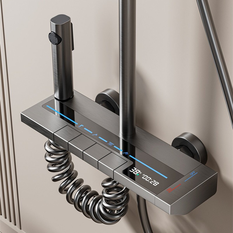 LED Digital Display Shower Set - Home Bathroom Faucets recension och pris