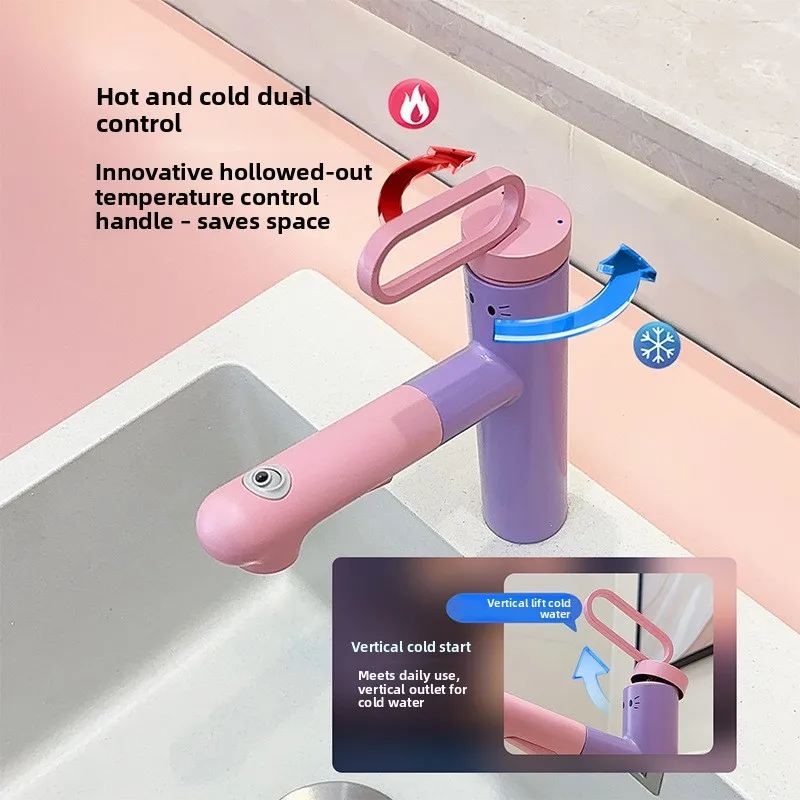 Cute Hot and Cold Water Sink F - Home Bathroom Faucets recension och pris