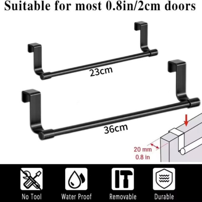 Towel Rod Steel Metal Wire Ove - Home Goods Bathroom Cabinets recension och pris