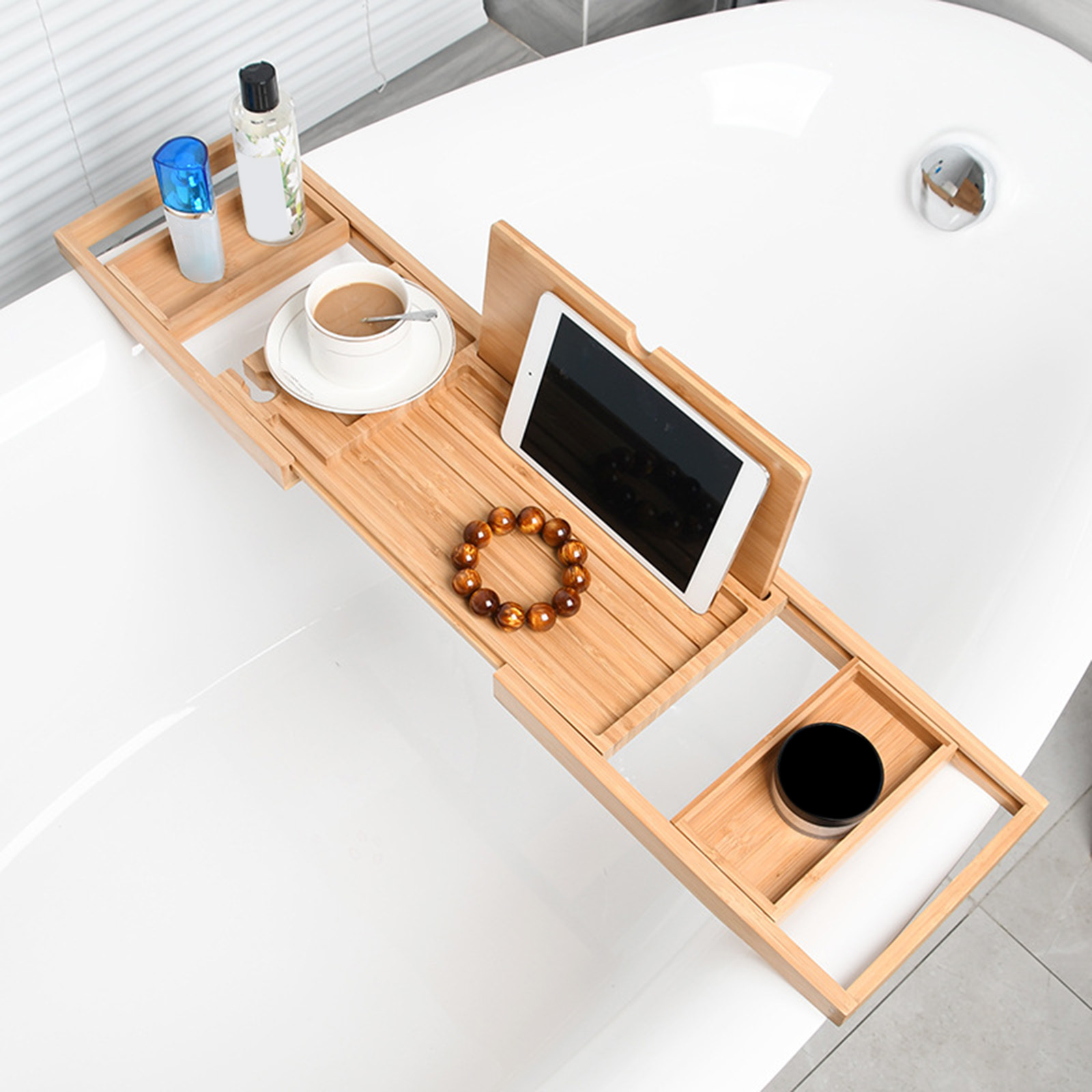 Bathtub Rack Bridge Storage Or - Bath Caddy Tray recension och pris