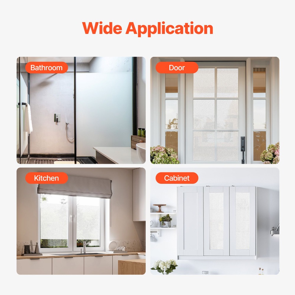 Window Privacy Film, Frosted G - Home Bathroom Window Tint recension och pris