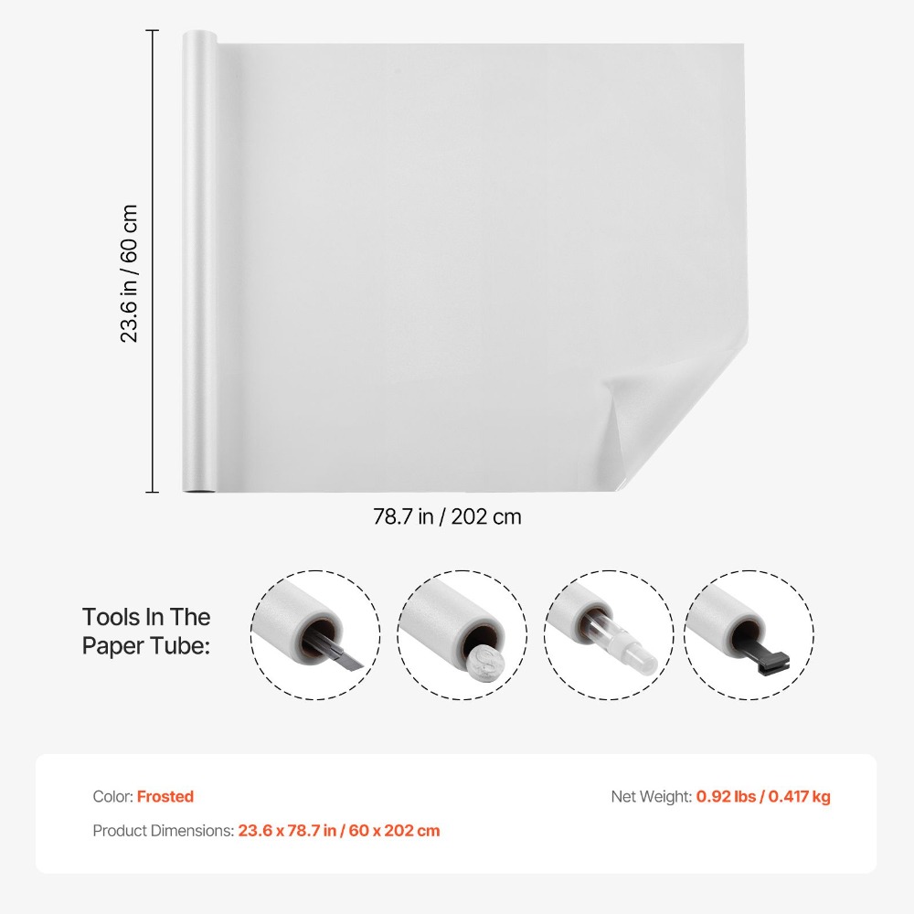 Window Privacy Film, Frosted G - Home Bathroom Window Tint recension och pris