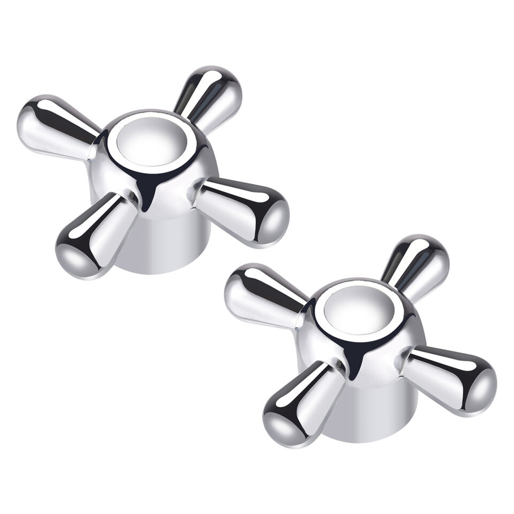 2pcs Cross Faucet Handle Knob  - Home Bathroom Faucets recension och pris
