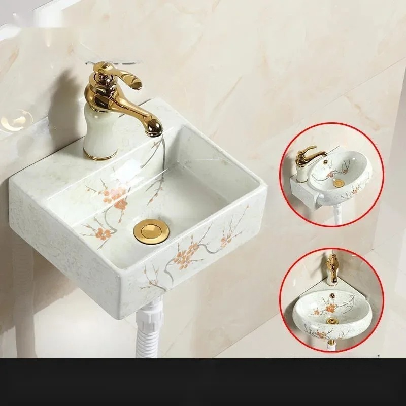& Ceramic Corner Triangle Wall - Home Bathroom Wall Decor recension och pris