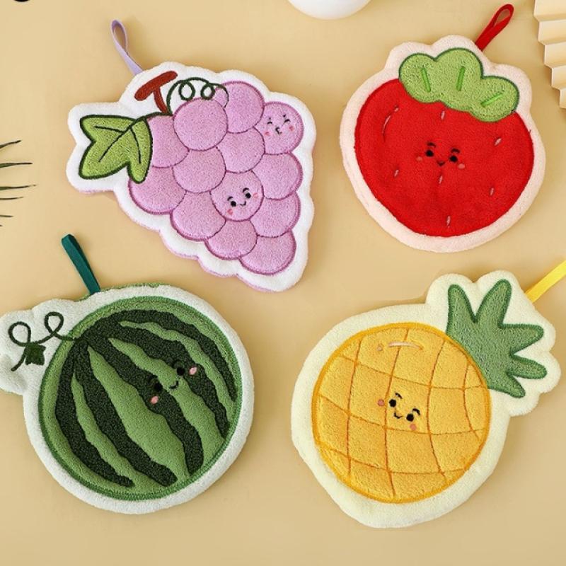Fruit Hand Towel Kitchen Absor - Home Bathroom Cleaning recension och pris