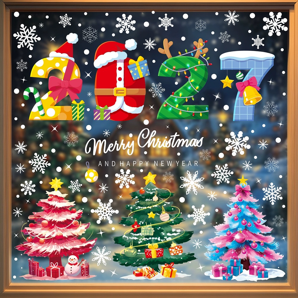2027 Merry Christmas Decoratio - Home Bathroom Wall Decor recension och pris