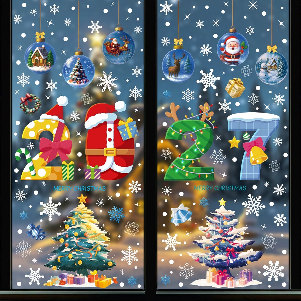 2027 Merry Christmas Decoratio - Home Bathroom Wall Decor recension och pris