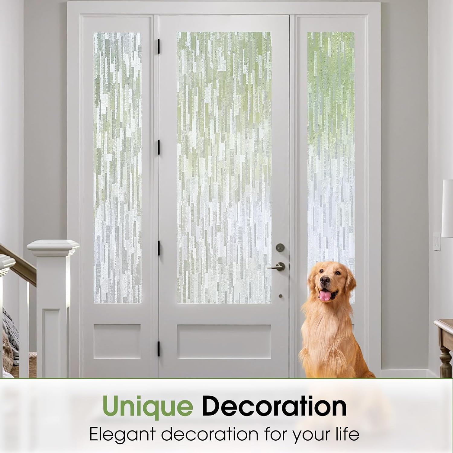 Frosted Mosaic Privacy Window  - Home Bathroom Window Tint recension och pris
