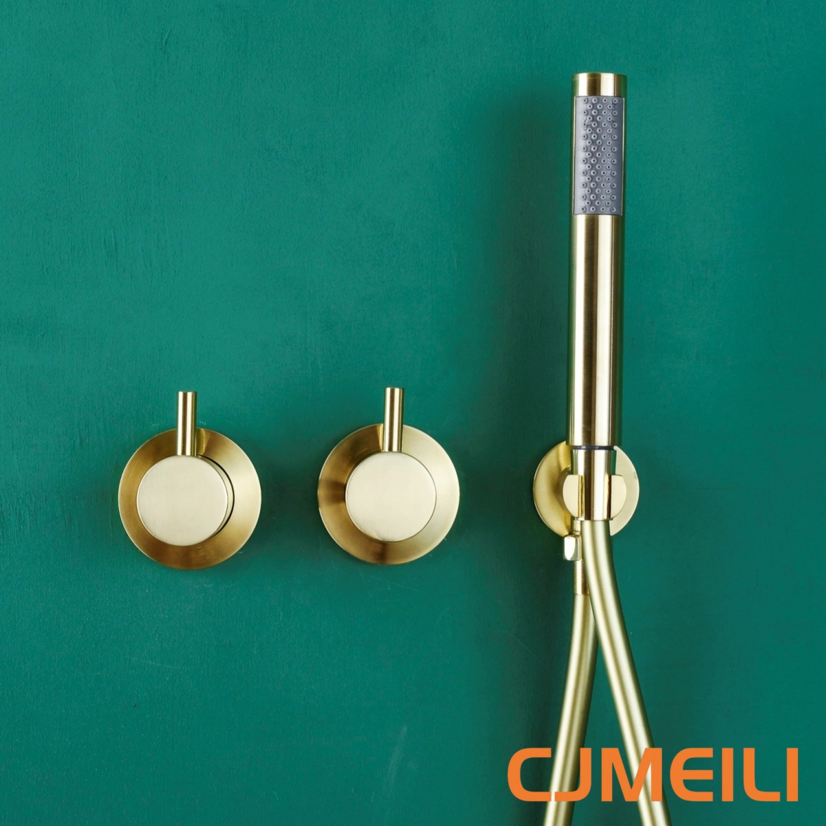 Brushed Gold Concealed Shower  - Shower Head Rain recension och pris