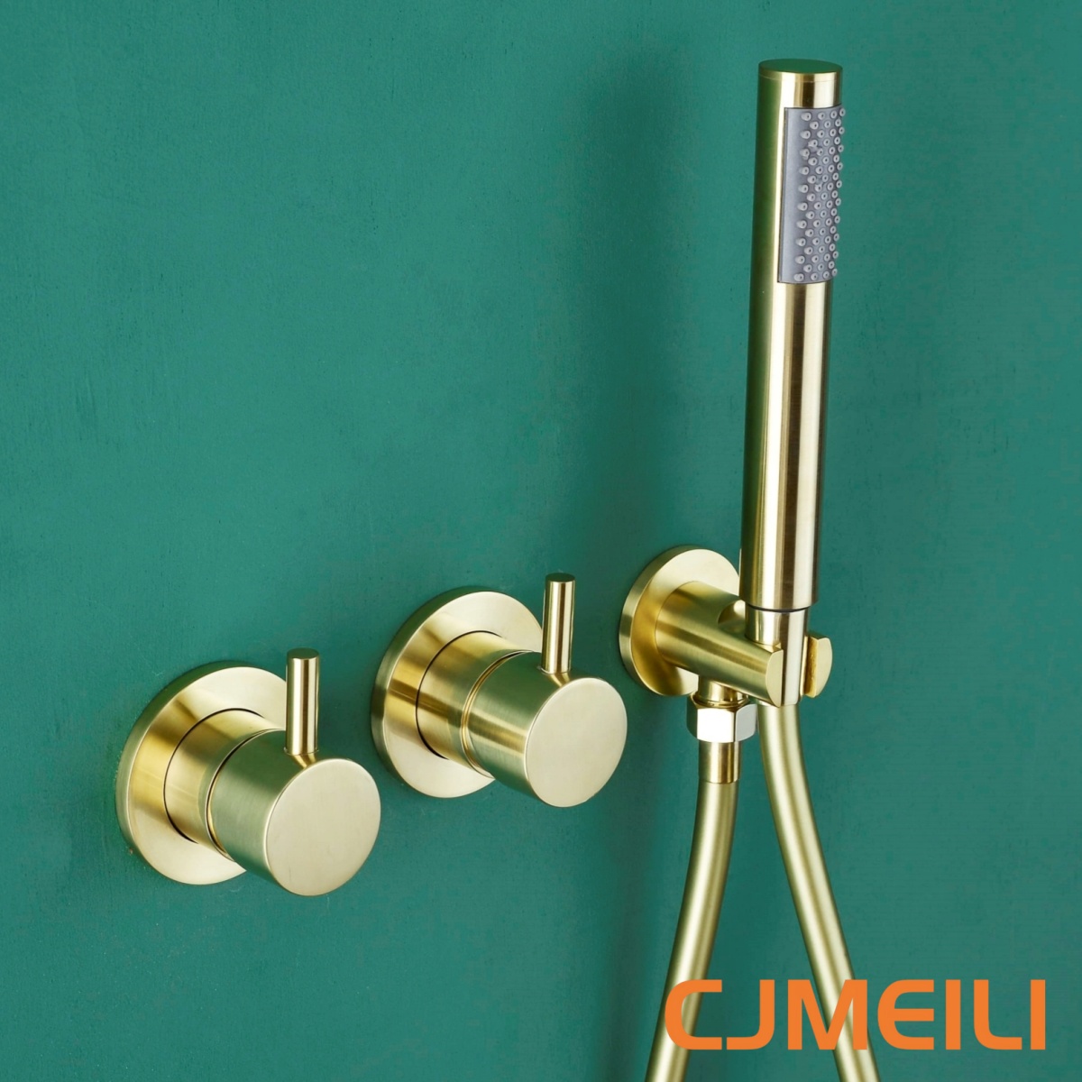 Brushed Gold Concealed Shower  - Shower Head Rain recension och pris