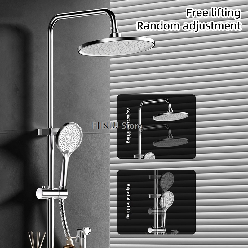 High Pressurized Shower System - Shower Head Rain recension och pris