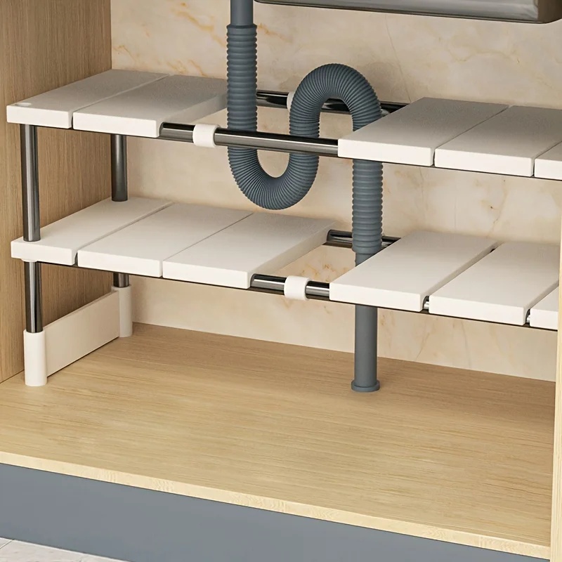 Adjustable Under Sink Storage  - Home Goods Bathroom Cabinets recension och pris