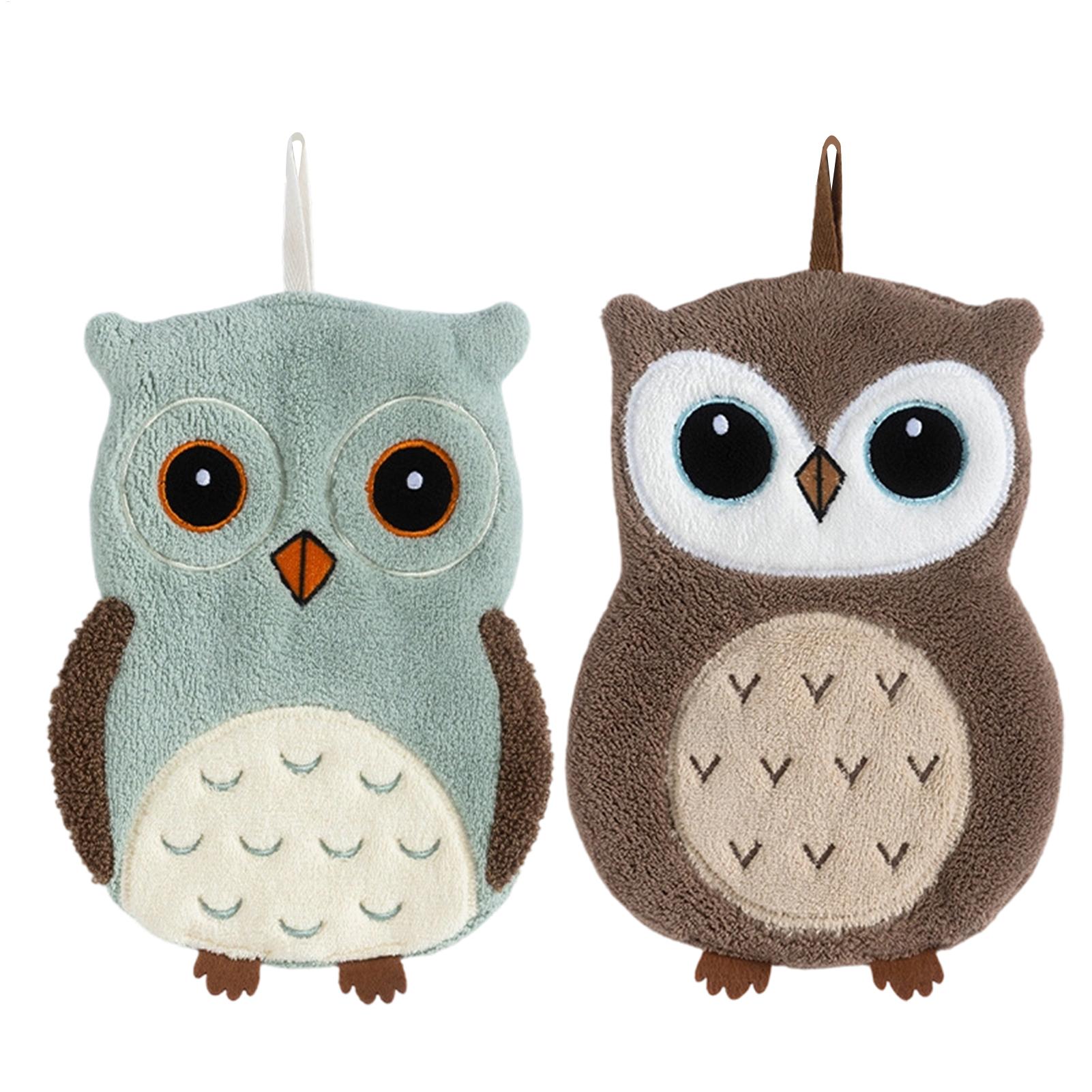 Hand Towel Owl Shape Hangable  - Home Bathroom Towels recension och pris