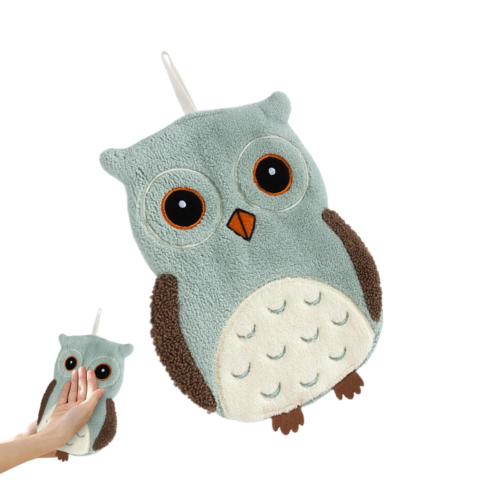 Hand Towel Owl Shape Hangable  - Home Bathroom Towels recension och pris