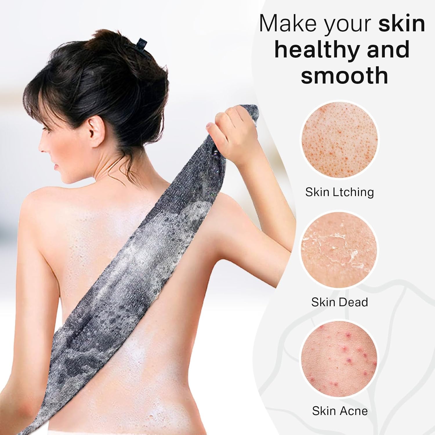 Exfoliating Body Wash Towel So - Home Bathroom Spa recension och pris