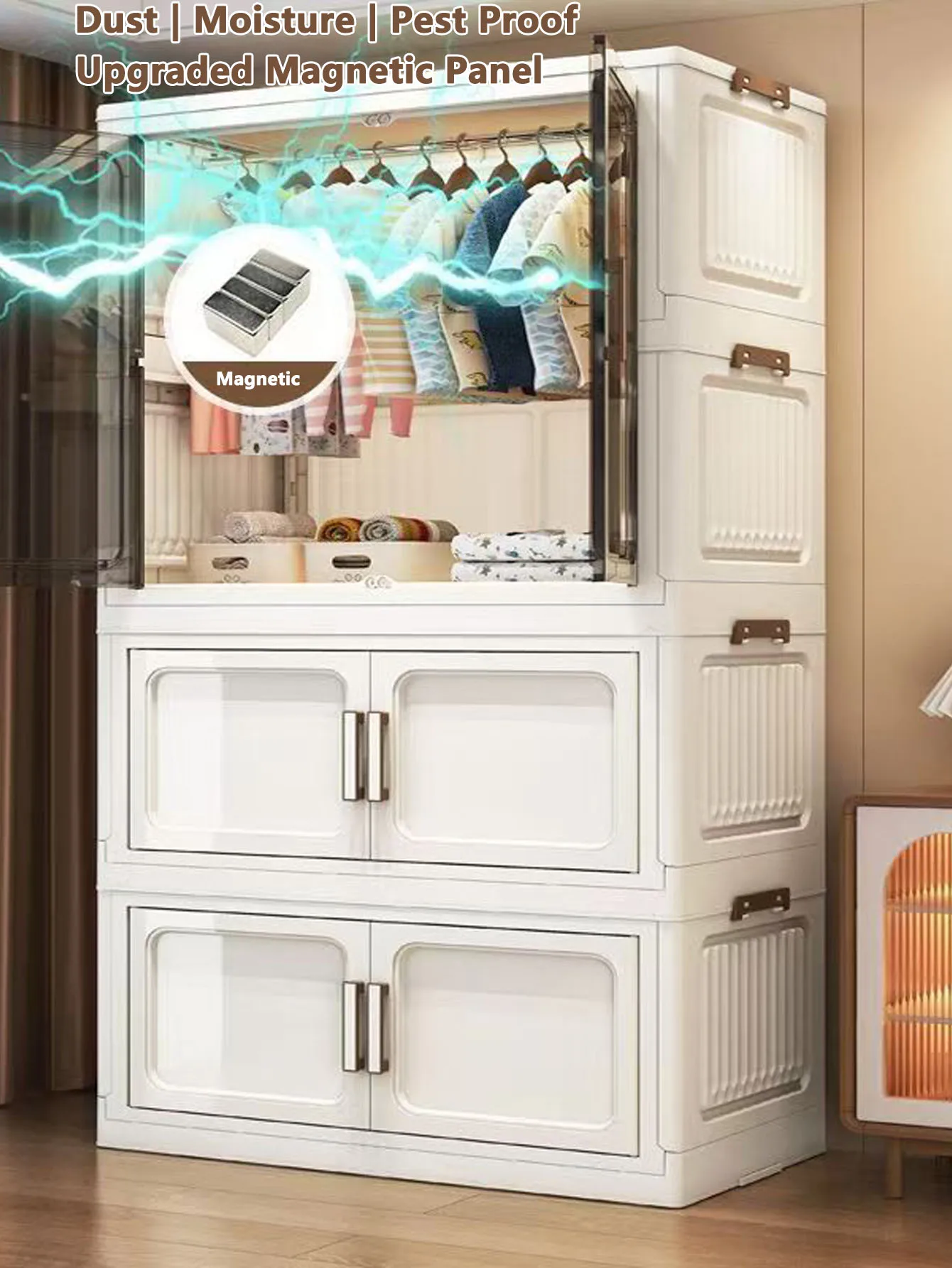 Compact Folding Storage Cabine - Home Goods Bathroom Cabinets recension och pris