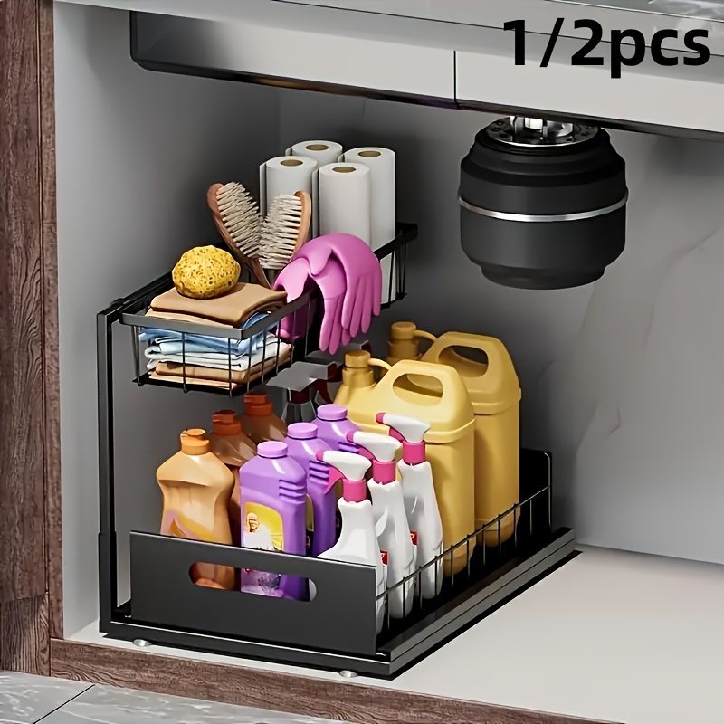 Pull-Out Under Sink Organizer, - Home Goods Bathroom Cabinets recension och pris