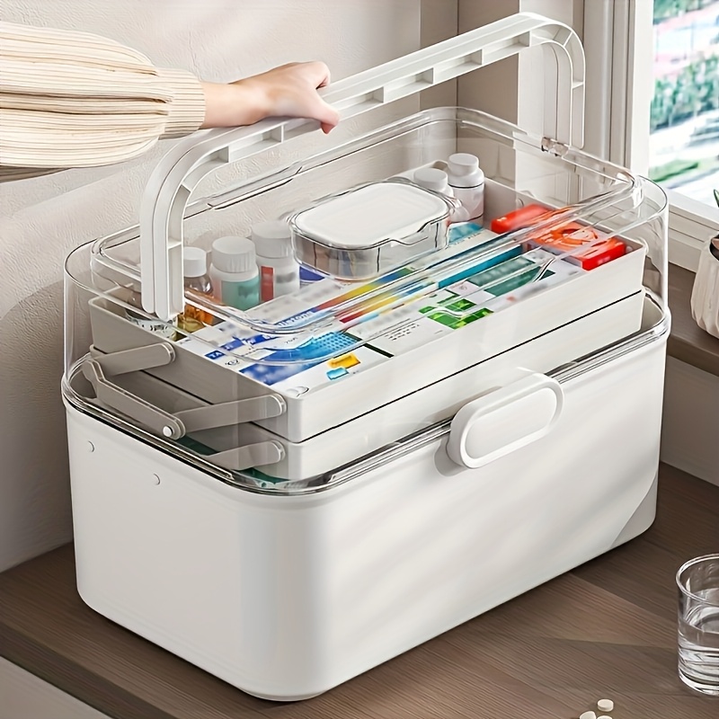 Large Capacity Clear Lid Medic - Home Goods Bathroom Cabinets recension och pris