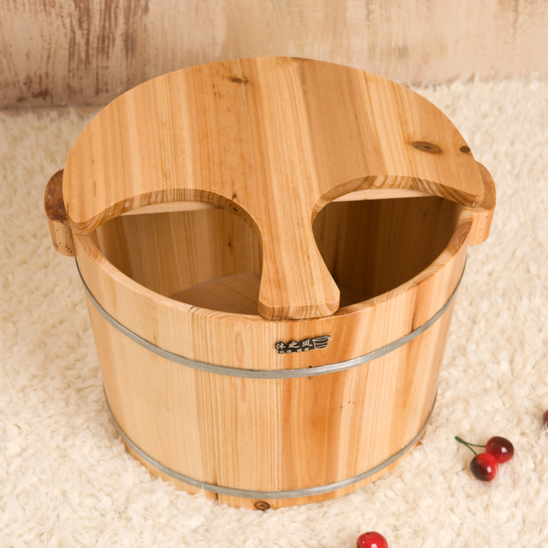 Wood Foot Soaking Tub Deep Ins - Home Bathroom Spa recension och pris