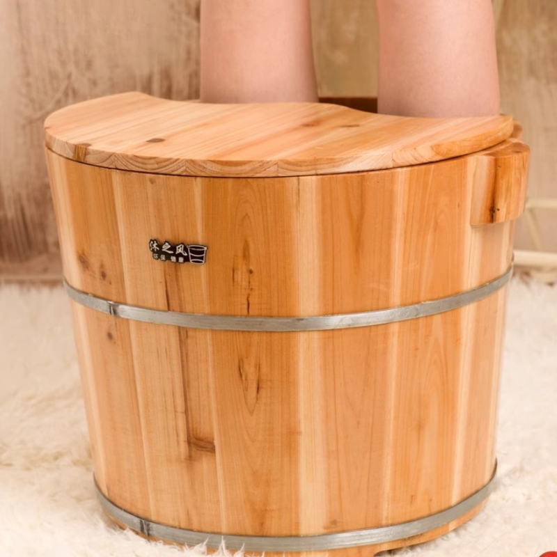 Wood Foot Soaking Tub Deep Ins - Home Bathroom Spa recension och pris
