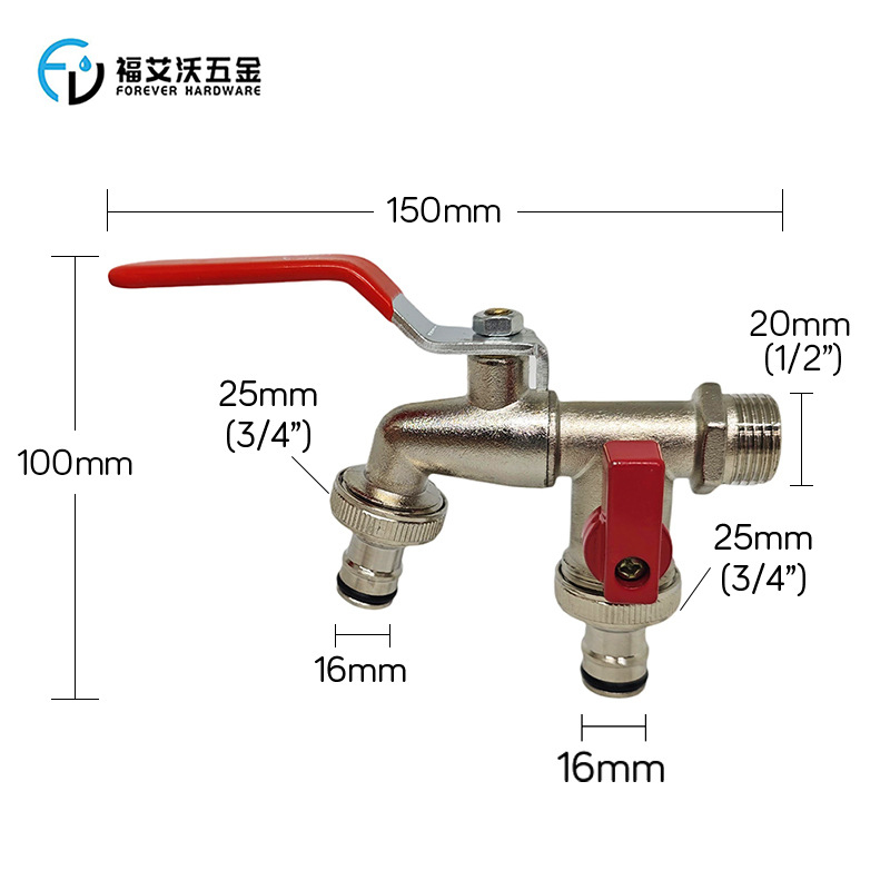 Zinc Alloy One Inlet Two Outle - Home Hardware Bathroom Faucets recension och pris