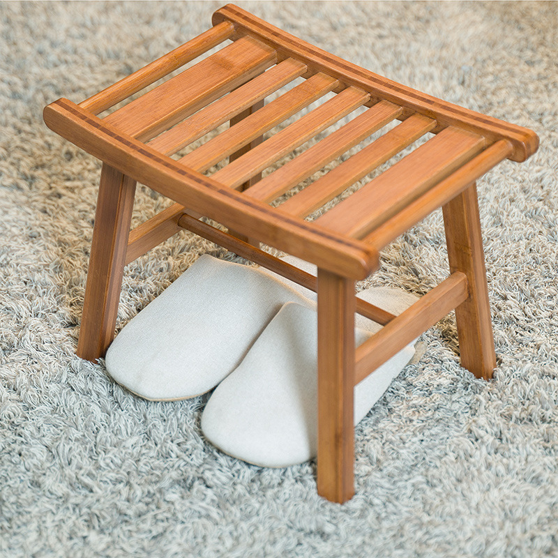 1PC Bamboo Shower Bench Non Sl - Home Bathroom Spa recension och pris